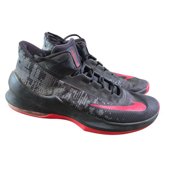 Nike Air Max Infuriate 2 Mid Black/University Red colorway men's size 13 - Picture 1 of 9
